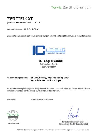 Zertifikat IC Logic